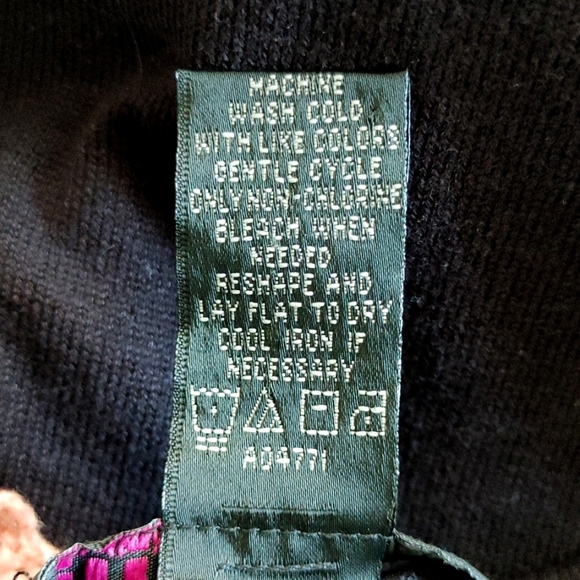 Focus By Shani Black Sweater with Crochet Flowers - Picture 2 of 10